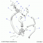 RZR XP 4 TURBO S Engine, waterpump and bypass - z20p4l92ag  /  ap  /  bg ...