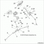 RZR XP 4 TURBO S Steering, steering asm. - z20p4l92ag  /  ap  /  bg  /  b...