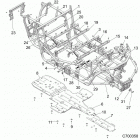 RZR XP 4 TURBO S (Z20P4L92AG/AP/BG/BP/LG) Chassis, main frame and skid plates - z20p4l92ag  /  ap ...
