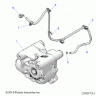 RZR XP 4 TURBO S (Z20P4L92AG/AP/BG/BP/LG) Drive train, front gearcase mounting - z20p4l92ag  /  ap...