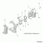 RZR XP 4 TURBO S (Z20P4L92AG/AP/BG/BP/LG/G92AG/AP/LG) Brakes, rear caliper - z20p4l92ag  /  ap  /  bg  /  bp  ...
