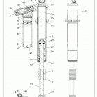 RZR XP 4 TURBO S (Z20P4L92AG/AP/BG/BP/LG/G92AG/AP/LG) Suspension, front shock internals - z20p4l92ag  /  ap  /...