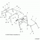 RZR XP 4 TURBO S VELOCITY (Z20P4E92AC/BC/F92AC) Chassis, cab frame - z20p4e92ac  /  bc  /  f92ac (c70035...