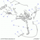 RZR XP 4 TURBO S VELOCITY (Z20P4E92AC/BC/F92AC) Engine, turbo charger mounting - z20p4e92ac  /  bc  /  f...