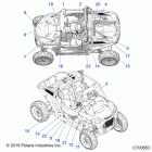 RZR XP TURBO (Z20NAE92AL/AR/BL/BR/FAL/AR) Body, decals - z20nae92al  /  ar  /  bl  /  br  /  f92al...