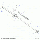 RZR XP TURBO (Z20NAE92AL/AR/BL/BR/FAL/AR) Drive train, front prop shaft - z20nae92al  /  ar  /  bl...