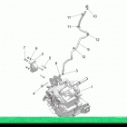 RZR XP TURBO (Z20NAE92AL/AR/BL/BR/FAL/AR) Drive train, main gearcase mounting - z20nae92al  /  ar ...