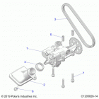 RZR XP TURBO (Z20NAE92AL/AR/BL/BR/FAL/AR) Engine, oil pump - z20nae92al  /  ar  /  bl  /  br  /  f...