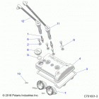 RZR XP TURBO (Z20NAE92AL/AR/BL/BR/FAL/AR) Engine, throttle body and valve cover - z20nae92al  /  a...