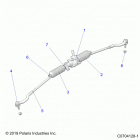 RZR XP TURBO (Z20NAE92AL/AR/BL/BR/FAL/AR) Steering, rack and pinion- z20nae92al  /  ar  /  bl  /  ...