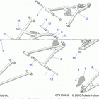 RZR XP TURBO (Z20NAE92AL/AR/BL/BR/FAL/AR) Suspension, front control arms - z20nae92al  /  ar  /  b...