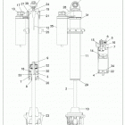 RZR XP TURBO (Z20NAE92AL/AR/BL/BR/FAL/AR) Suspension, front shock - z20nae92al  /  ar  /  bl  /  b...