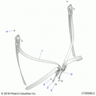 RZR XP TURBO 3PC (Z20NAE92KL) Body, seat belt mounting - z20nae92kl (c700996-2)