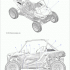 RZR XP TURBO S Body, decals, graphics, ghost gray - z20pal92ag  /  bg  ...