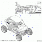 RZR XP TURBO S Body, decals, standard - z20pal92lg  /  g92lg (c701109)