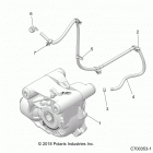 RZR XP TURBO S Drive train, front gearcase mounting - z20pal92ag  /  ap...