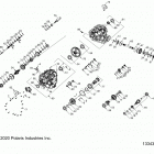 RZR XP TURBO S Drive train, main gearcase internals - z20pal92ag  /  ap...