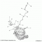 RZR XP TURBO S Drive train, main gearcase mounting - z20pal92ag  /  ap ...