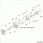RZR XP TURBO S Drive train, primary clutch - z20pal92ag  /  ap  /  bg  ...