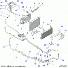 RZR XP TURBO S Engine, cooling system - z20pal92ag  /  ap  /  bg  /  bp...