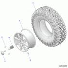 RZR XP TURBO S Wheels, front - z20pal92ag  /  ap  /  bg  /  bp  /  lg  ...