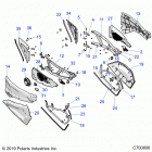RZR XP TURBO S (Z20PAL92AG/AP/BG/BP/LG) Body, doors, front - z20pal92ag  /  ap  /  bg  /  bp  / ...