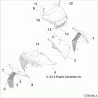 RZR XP TURBO S (Z20PAL92AG/AP/BG/BP/LG) Body, hood and front body work - z20pal92ag  /  ap  /  b...