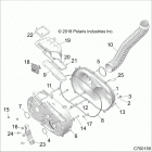 RZR XP TURBO S (Z20PAL92AG/AP/BG/BP/LG) Drive train, clutch cover and ducting - z20pal92ag  /  a...