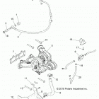 RZR XP TURBO S (Z20PAL92AG/AP/BG/BP/LG) Engine, turbo charger mounting -  z20pal92ag  /  ap  /  ...