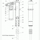 RZR XP TURBO S (Z20PAL92AG/AP/BG/BP/LG) Suspension, front shock internals - z20pal92ag  /  ap  /...