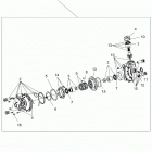 RZR XP TURBO S (Z20PAL92AG/AP/BG/BP/LG/G92AG/AP/LG) Drive train, front gearcase - z20pal92ag  /  ap  /  bg  ...