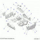 RZR XP TURBO S VELOCITY Body, floor and rocker panels - z20pae92ac  /  bc  /  f9...