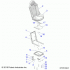 RZR XP TURBO S VELOCITY (Z20PAE92AC/BC/F92AC/LC) Body, seat asm. and slider - z20pae92ac  /  bc  /  f92ac...