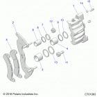 RZR XP TURBO S VELOCITY (Z20PAE92AC/BC/F92AC/LC) Brakes, front caliper - z20pae92ac  /  bc  /  f92ac  /  ...