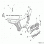 RZR XP1000 Body, front bumper -  z20nae99ac  /  al  /  an  /  bc  /...