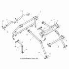 RZR XP1000 (Z20NAE99AC/AL/AN/BC/BL/BN/LL/MAL/RAZ/BZ/KAF/AK/BF/BK) Chassis, cab frame - z20nae99ac  /  al  /  an  /  bc  / ...