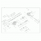 RZR XP1000 (Z20NAE99AC/AL/AN/BC/BL/BN/LL/MAL/RAZ/BZ/KAF/AK/BF/BK) Drive train, main gearcase internals - z20nam99al  /  r9...