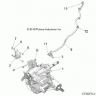 RZR XP1000 (Z20NAE99AC/AL/AN/BC/BL/BN/LL/MAL/RAZ/BZ/KAF/AK/BF/BK) Drive train, main gearcase mounting - z20nae99ac  /  al ...