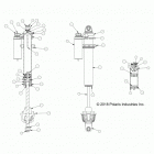 RZR XP1000 (Z20NAE99AC/AL/AN/BC/BL/BN/LL/MAL/RAZ/BZ/KAF/AK/BF/BK) Suspension, front shock internals - z20nar99az  /  bz (7...