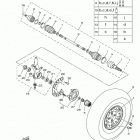 VIKING EPS  (YXM70VPALG) Переднее колесо