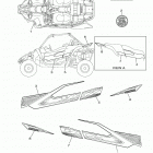 YXZ1000R EPS  (YXZ10YMXLR) Наклейки