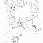 MULE PRO-FXR Brake pedal  /  throttle lever