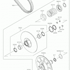 MULE PRO-FXT EPS LE Driven converter  /  drive belt
