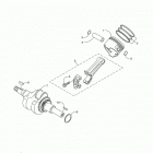 SNOSCOOT ES  (SXR2NEMR/SXR2NEML) Коленчатый вал & Поршень