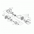SNOSCOOT ES  (SXR2NEMR/SXR2NEML) Привод трака 1