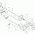 BLAST 4000 LT RED SK [S2021JABKTUSR] Articulating skid frame assembly [108839]