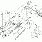 M 8000 HARDCORE ALPHA ONE 165 (3.0) GREEN [S2021MHHAOUSG] Tunnel and snowflap assembly [108658]