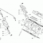 M 8000 MOUNTAIN CAT ALPHA ONE 154 (3.0) RED [S2021MCHA3USR] Cylinder and head assembly [108289]