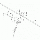 M 8000 MOUNTAIN CAT ALPHA ONE 165 (3.0) RED [S2021MCHAOUSR] Tie rod assembly [102614]