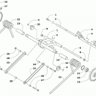 NORSEMAN 8000 X ES  RED SK [S2021BCHKDUSR] Rear suspension rear arm assembly [107571]